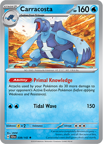 Karta Pokemon 038 142 Carracosta [Stellar Crown].JPG