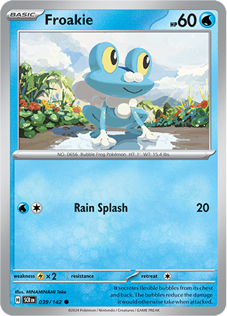 Karta Pokemon 039 142 Froakie [Stellar Crown].JPG