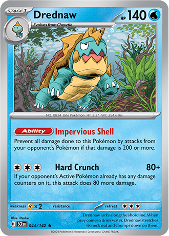 Karta Pokemon 044 142 Drednaw [Stellar Crown].JPG