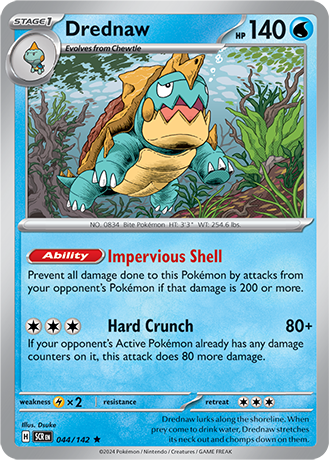Karta Pokemon 044 142 Drednaw [Stellar Crown].JPG
