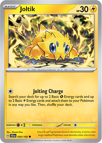 Karta Pokemon 050 142 Joltik [Stellar Crown].JPG