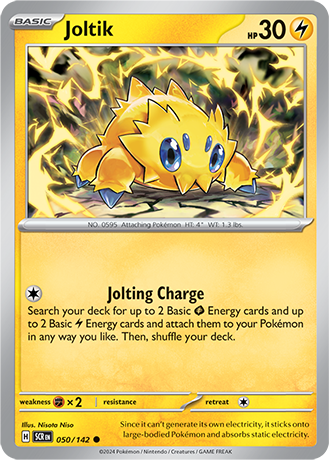 Karta Pokemon 050 142 Joltik [Stellar Crown].JPG