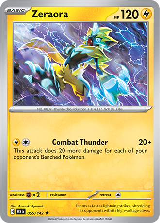 Karta Pokemon 055 142 Zeraora [Stellar Crown].JPG