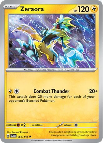 Karta Pokemon 055 142 Zeraora [Stellar Crown].JPG