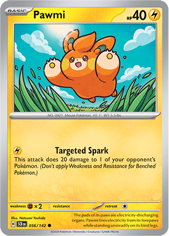 Karta Pokemon 056 142 Pawmi [Stellar Crown].JPG