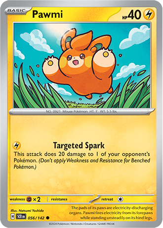 Karta Pokemon 056 142 Pawmi [Stellar Crown].JPG