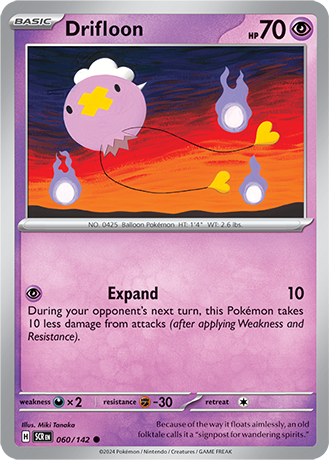 Karta Pokemon 060 142 Drifloon [Stellar Crown].JPG