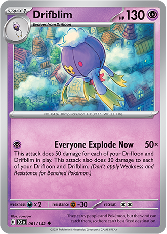 Karta Pokemon 061 142 Drifblim [Stellar Crown].JPG
