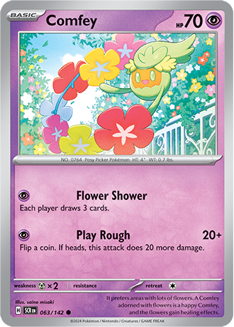 Karta Pokemon 063 142 Comfey [Stellar Crown].JPG