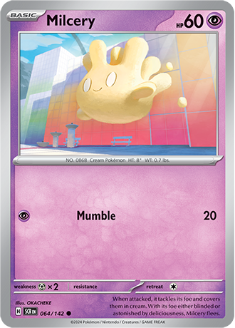 Karta Pokemon 064 142 Milcery [Stellar Crown].JPG