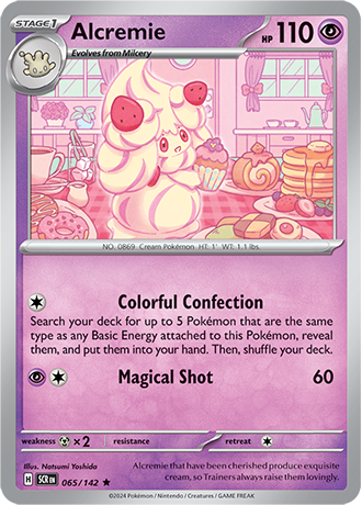 Karta Pokemon 065 142 Alcremie [Stellar Crown].JPG