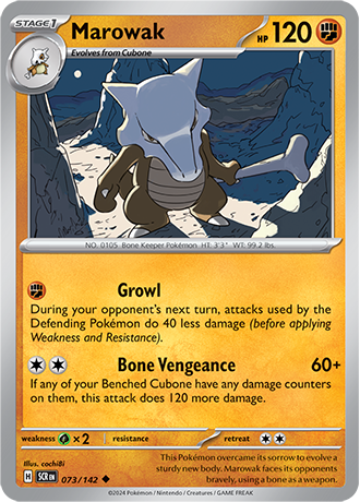 Karta Pokemon 073 142 Marowak [Stellar Crown].JPG