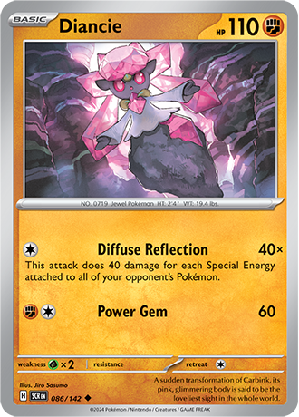 Karta Pokemon 086 142 Diancie [Stellar Crown].JPG