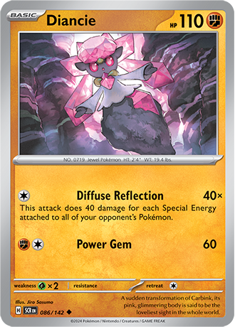Karta Pokemon 086 142 Diancie [Stellar Crown].JPG