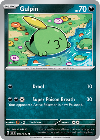 Karta Pokemon 091 142 Gulpin [Stellar Crown].JPG