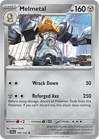 Karta Pokemon 104 142 Melmetal [Stellar Crown].JPG