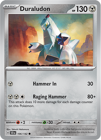 Karta Pokemon 106 142 Duraludon [Stellar Crown].JPG