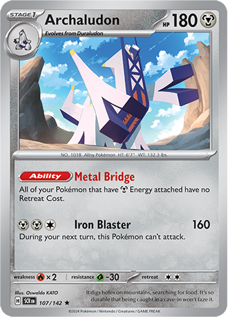 Karta Pokemon 107 142 Archaludon [Stellar Crown].JPG