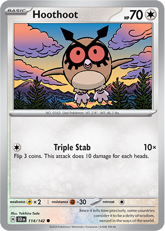 Karta Pokemon 114 142 Hoothoot [Stellar Crown].JPG