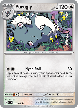 Karta Pokemon 117 142 Purugly [Stellar Crown].JPG