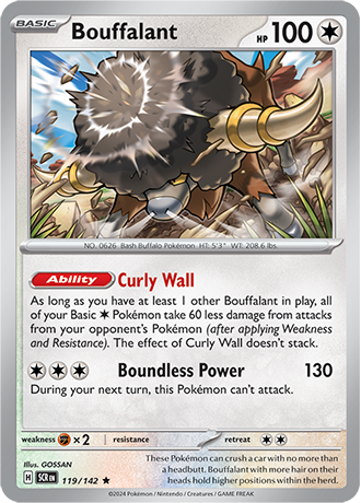 Karta Pokemon 119 142 Bouffalant [Stellar Crown].JPG