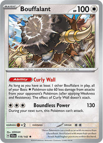 Karta Pokemon 119 142 Bouffalant [Stellar Crown].JPG