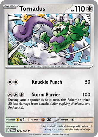 Karta Pokemon 120 142 Tornadus [Stellar Crown].JPG