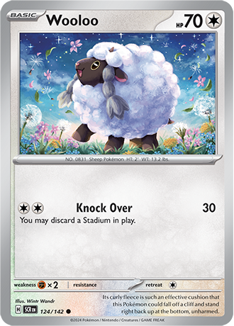 Karta Pokemon 124 142 Wooloo [Stellar Crown].JPG