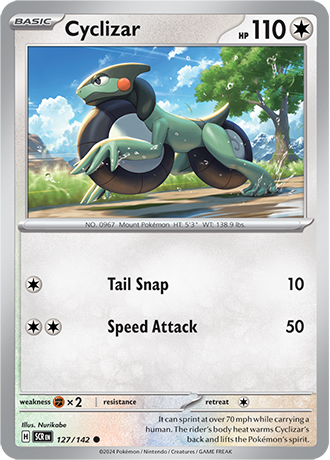 Karta Pokemon 127 142 Cyclizar [Stellar Crown].JPG