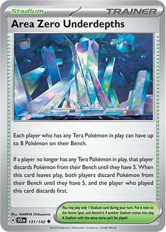 Karta Pokemon 131 142 Area Zero Underdepths [Stellar Crown].JPG