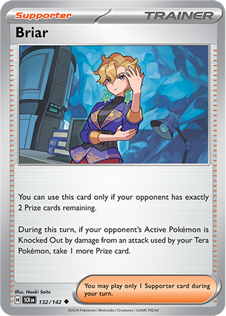 Karta Pokemon 132 142 Briar [Stellar Crown].JPG