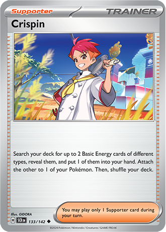 Karta Pokemon 133 142 Crispin [Stellar Crown].JPG