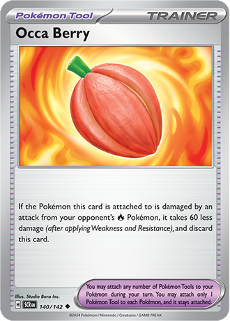 Karta Pokemon 140 142 Occa Berry [Stellar Crown].JPG