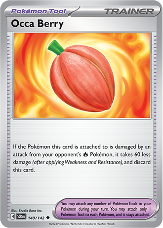 Karta Pokemon 140 142 Occa Berry [Stellar Crown].JPG