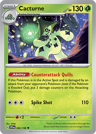 Karta Pokemon 006 198 Cacturne [Scarlet &amp; Violet].JPG
