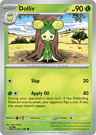 Karta Pokemon 022 198 Dolliv [Scarlet &amp; Violet].JPG