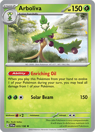 Karta Pokemon 023 198 Arboliva [Scarlet &amp; Violet].JPG