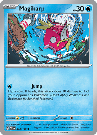Karta Pokemon 044 198 Magikarp [Scarlet &amp; Violet].JPG