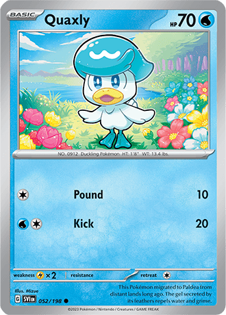 Karta Pokemon 052 198 Quaxly [Scarlet &amp; Violet].JPG