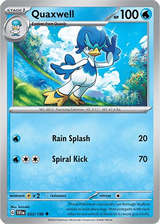 Karta Pokemon 053 198 Quaxwell [Scarlet &amp; Violet].JPG