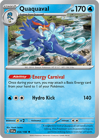 Karta Pokemon 054 198 Quaquaval [Scarlet &amp; Violet].JPG