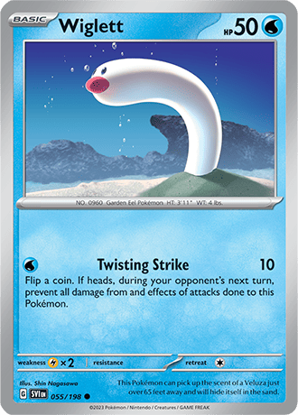Karta Pokemon 055 198 Wiglett [Scarlet &amp; Violet].JPG