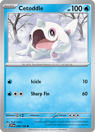 Karta Pokemon 059 198 Cetoddle [Scarlet &amp; Violet].JPG