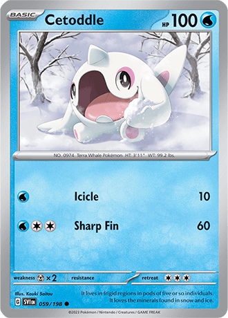 Karta Pokemon 059 198 Cetoddle [Scarlet &amp; Violet].JPG