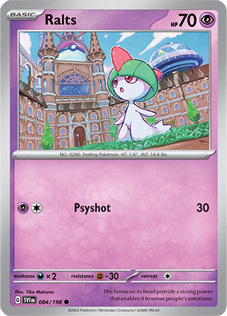 Karta Pokemon 084 198 Ralts [Scarlet &amp; Violet].JPG