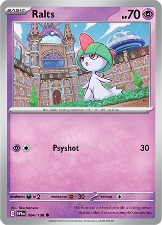 Karta Pokemon 084 198 Ralts [Scarlet &amp; Violet].JPG