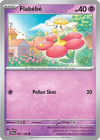 Karta Pokemon 091 198 Flab├ęb├ę [Scarlet &amp; Violet].JPG
