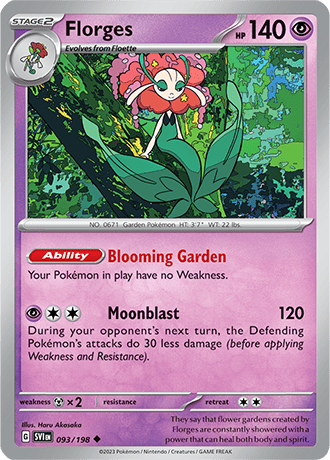 Karta Pokemon 093 198 Florges [Scarlet &amp; Violet].JPG