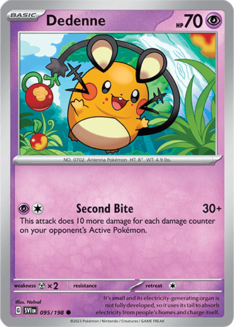 Karta Pokemon 095 198 Dedenne [Scarlet &amp; Violet].JPG