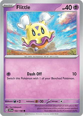 Karta Pokemon 102 198 Flittle [Scarlet &amp; Violet].JPG